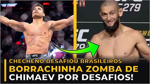 BORRACHINHA ZOMBA DE CHIMAEV POR DESAFIOS NO UFC!