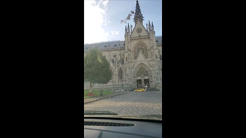 Riding by San Francisco Church Quito Ecuador 🇪🇨