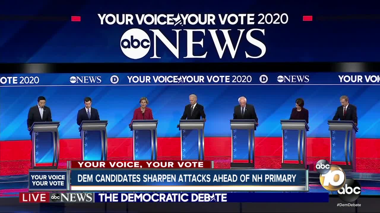 Dem candidates sharpen attacks ahead of NH Primary