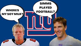 Giants Eli Manning EPICLY TROLLS PFT'S Chris Simms!? "I FORGOT YOU PLAYED"