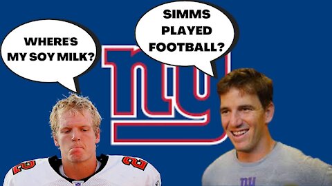 Giants Eli Manning EPICLY TROLLS PFT'S Chris Simms!? "I FORGOT YOU PLAYED"