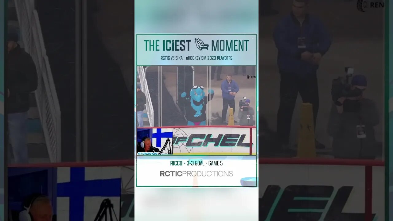 ICIEST MOMENT vs SIKA #rctic #nhl #nhl23 #easportsnhl23 #esports #shorts #sportsgamer #esportsfi