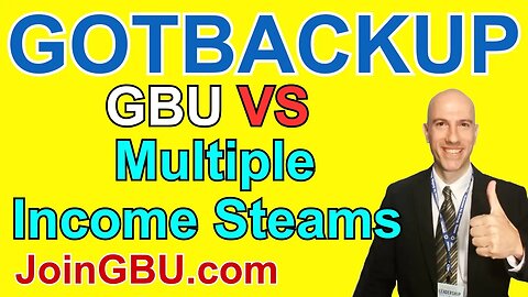 GOTBACKUP VS Multiple Steams of Income
