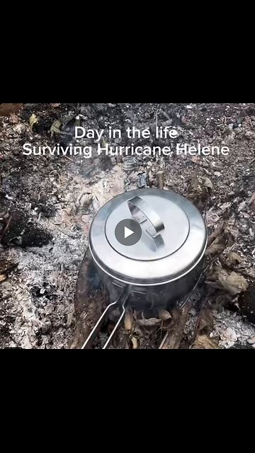 A woman in Old Fort, North Carolina is living like a survivalist following the hurricane...