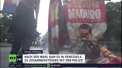 Proteste nach der Wahl in Venezuela: Opposition erkennt Maduros Sieg nicht an