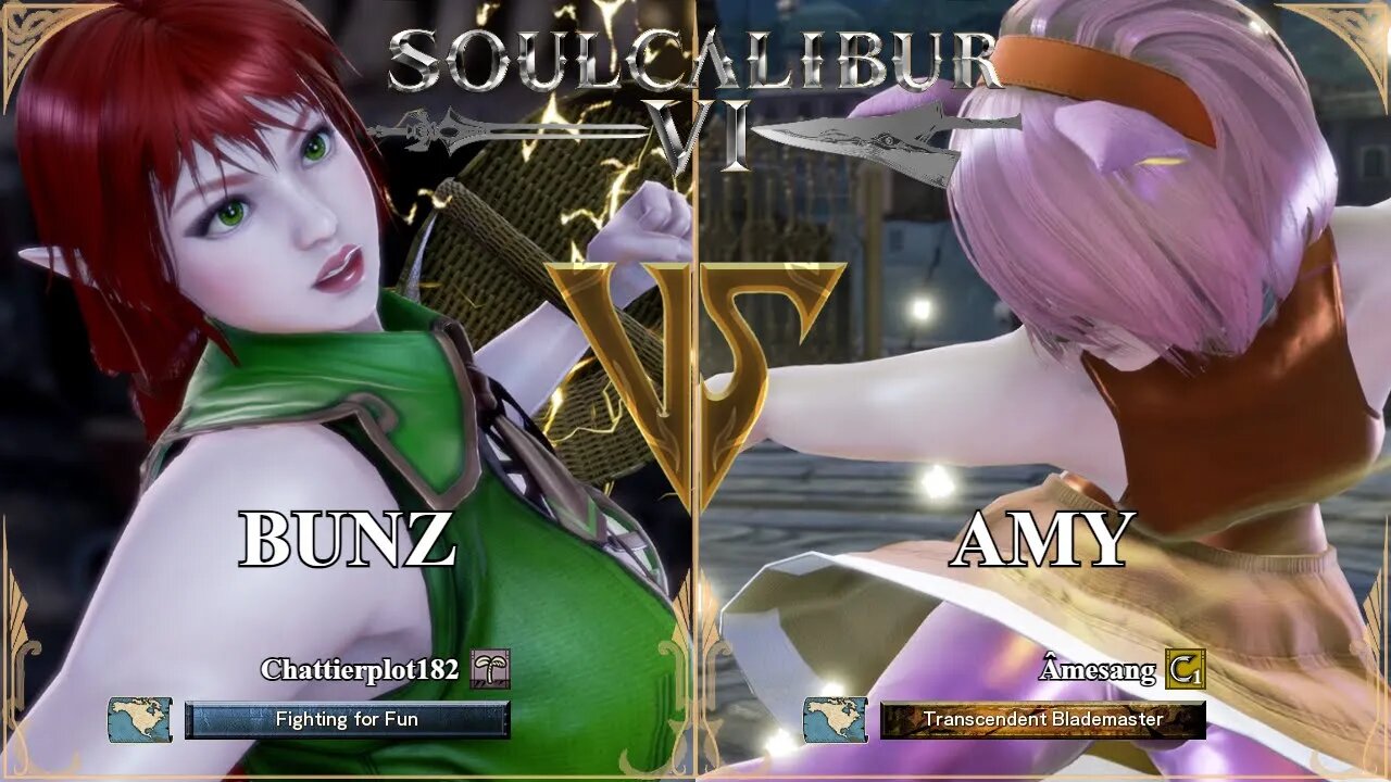 SoulCalibur VI — Chattierplot182 (Bunz) VS Amesang (Amy) | Xbox Series X Casual