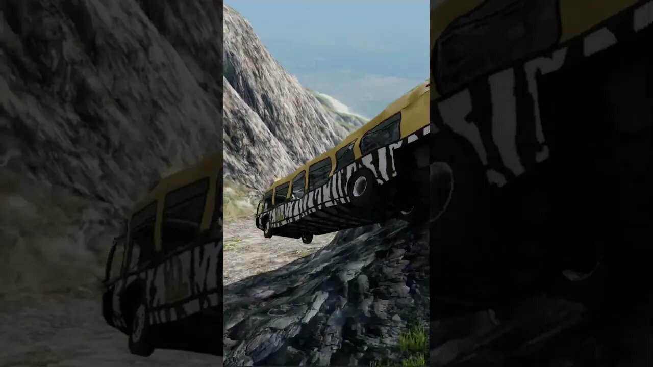 ONIBUS VS MONTANHA OLHA O QUE ACONTECEU #shorts