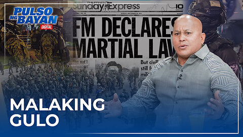Kung ma-trigger ang kaguluhan sa Davao City at magdeklara ng Martial Law sa malaking gulo —Sen. Bato