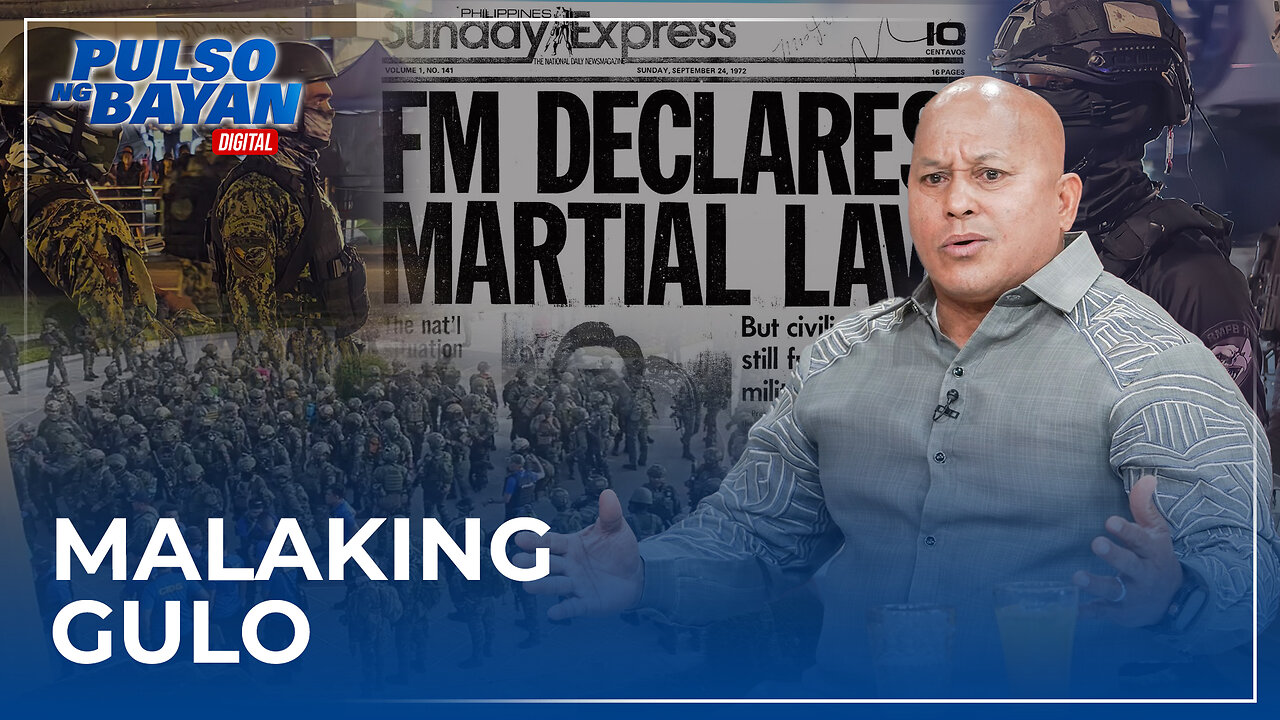 Kung ma-trigger ang kaguluhan sa Davao City at magdeklara ng Martial Law sa malaking gulo —Sen. Bato
