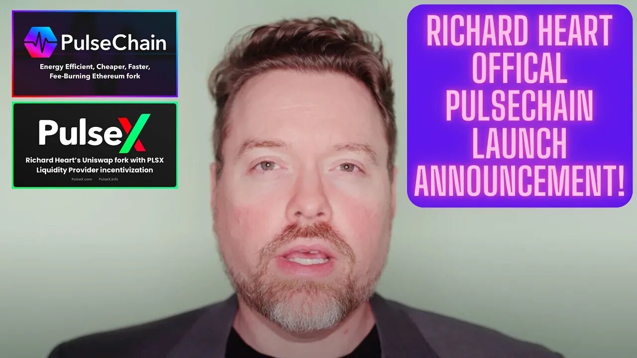 Richard Heart Offical Pulsechain Launch Announcement!