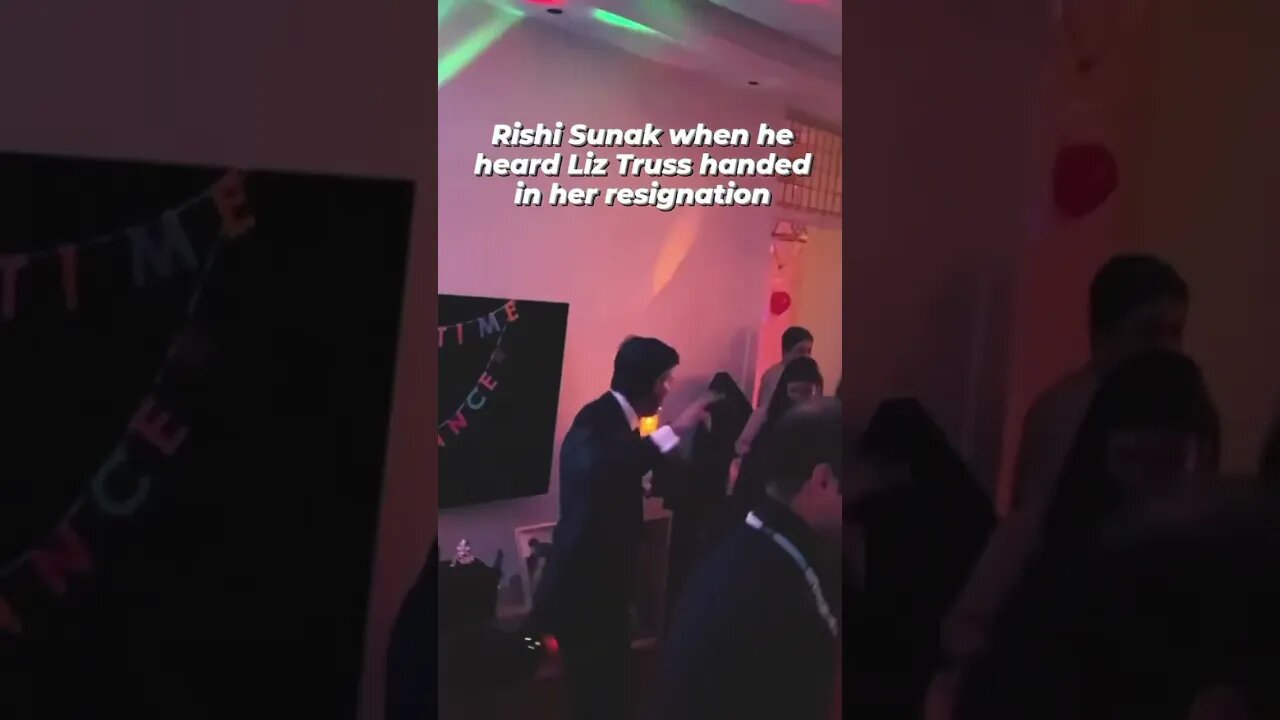 Rishi Sunak finally celebrate
