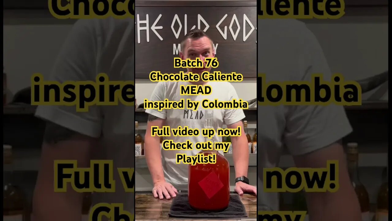 Batch 76 Chocolate CalienteMEADinspired by Colombia Full video up now! Check out my Playlist! #mead