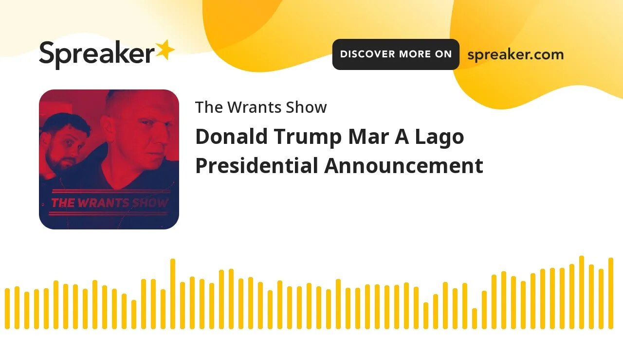 Donald Trump Mar A Lago Presidential Announcement