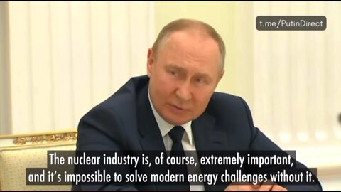 President Putin: Ironically, Europe is returning to coal, but the future of clean energy is nuclear