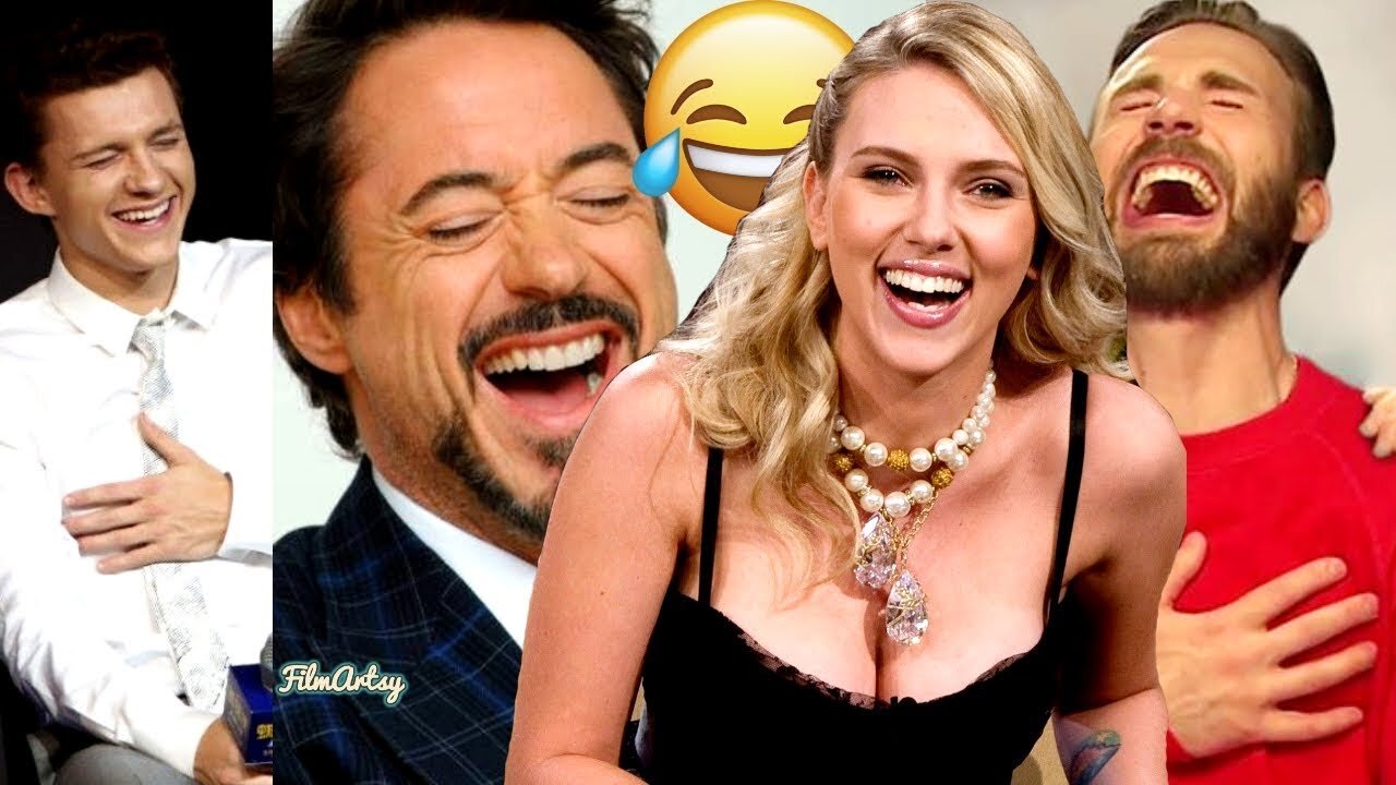 FUNNY AVENGERS CAST MOMENTS