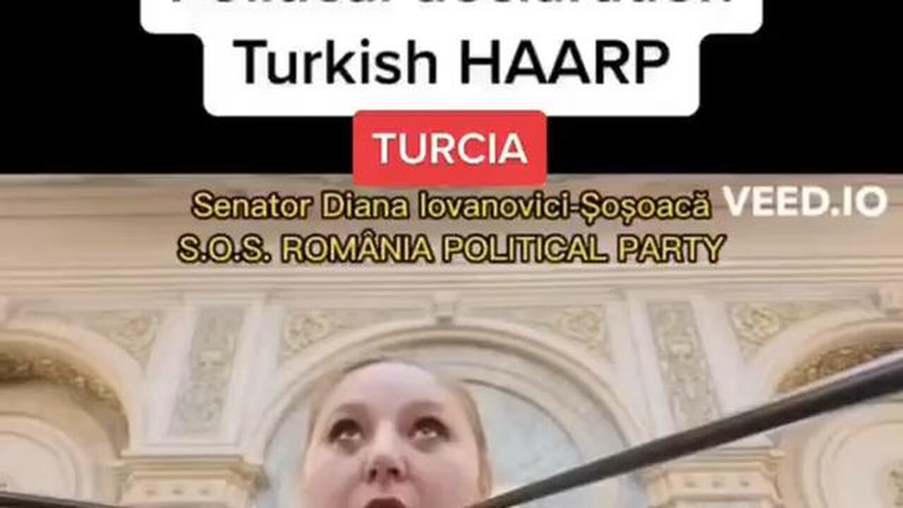 Romanian Senator Diana Lovanovici - HAARP in Turkey