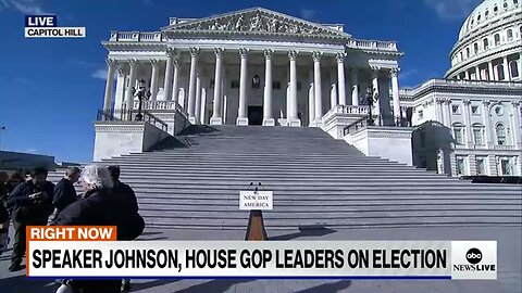 LIVE: Speaker Johnson, House GOP leaders hold news conference on Republican election victories