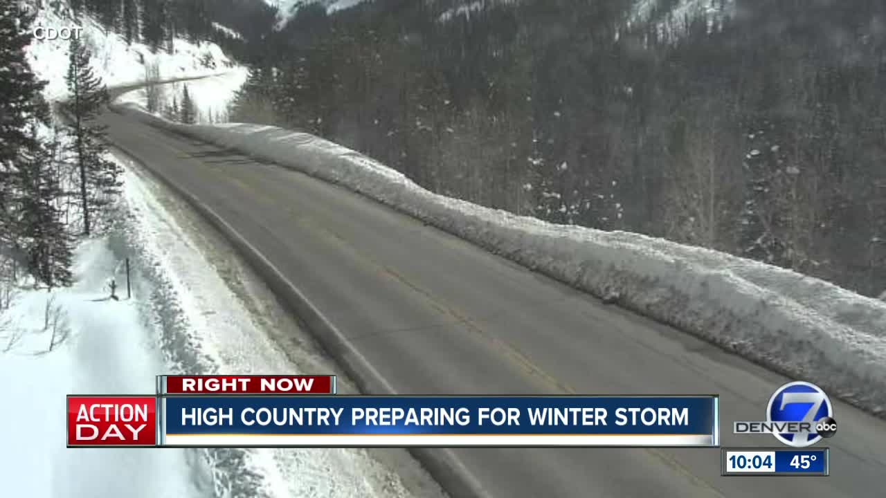 High country preparing for winter storm