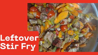Refrigerator Stir Fry with Rib Meat.