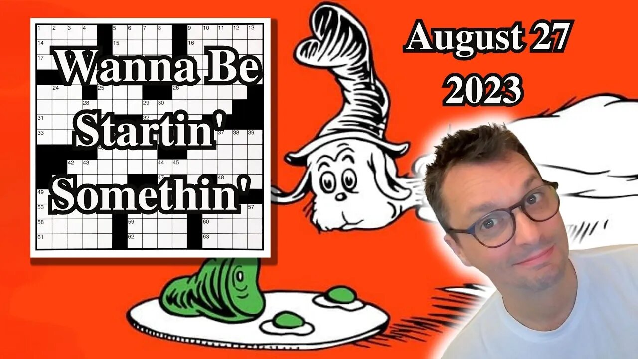 Wanna Be Startin' Somethin' ~ Sunday New York Times Crossword puzzle.