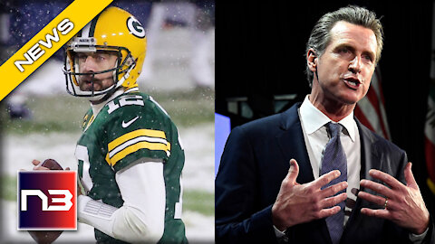 NFL QB Aaron Rodgers Takes ANOTHER Shot at CA Gov Gavin Newsom