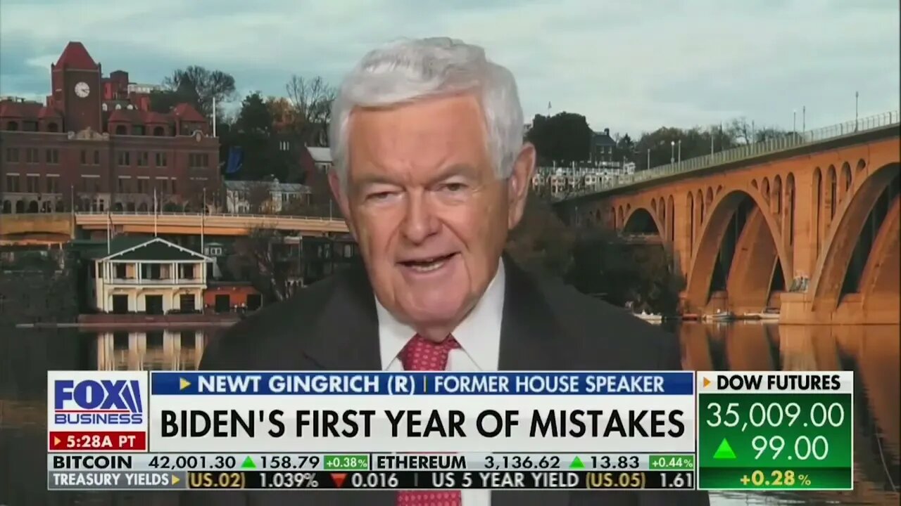Newt Gingrich on Mornings with Maria | Fox Business Channel | Jan 20 2022