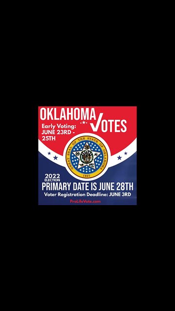 Oklahoma Voter Registration Deadline and Primary Date