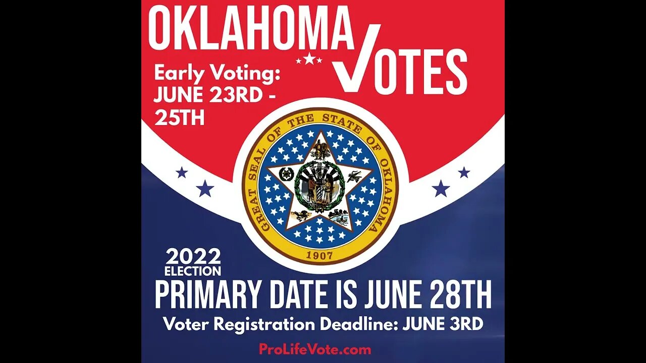 Oklahoma Voter Registration Deadline and Primary Date