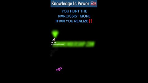 YOU HURT THE NARCISSIST MORE THAN YOU REALIZE‼️