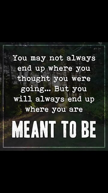 Where you are meant to be [GMG Originals]