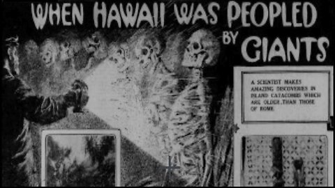 WHEN HAWAII WAS PEOPLED BY GIANTS