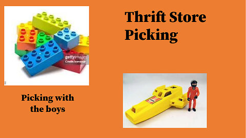 THRIFT STORE PICKING FOR TREASURE