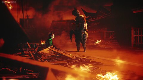 tanjiro vs gyutaro part1 🔥