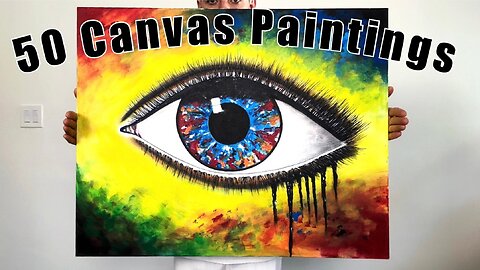 50 Canvas Paintings | Different Types Of Artworks