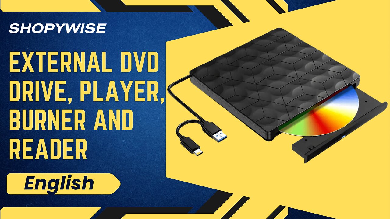 External DVD Drive, player, burner and reader