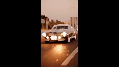 Vintage car rally on Dubai Roads on monsoon season.