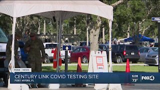 COVID testing backed up