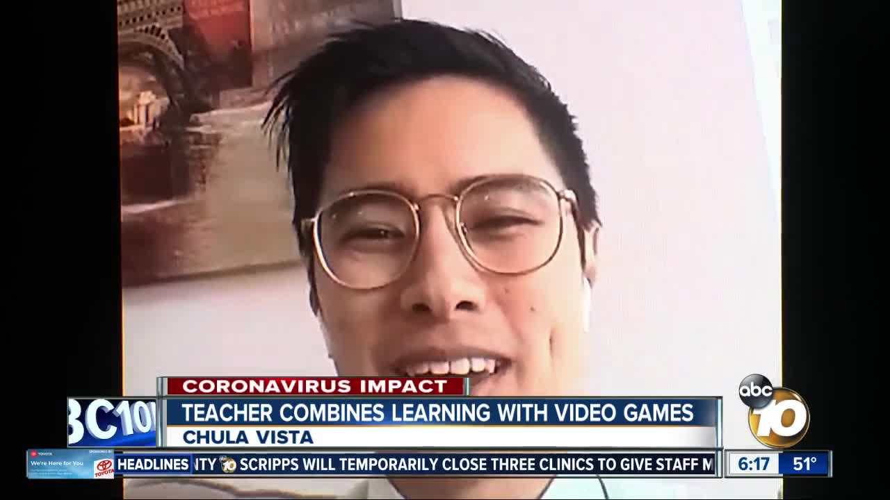 South Bay teacher uses love of video games in lessons for students