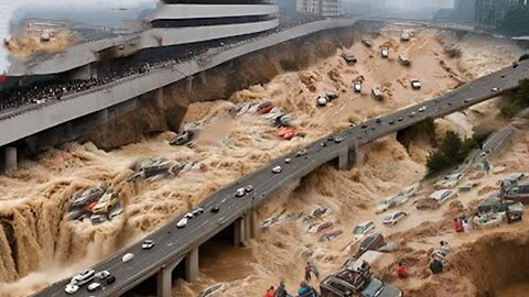 Horrible flash floods in Spain today! Storm DANA hit Almeria like Valencia