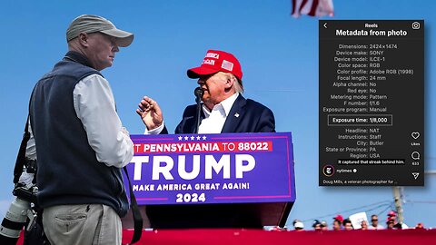 NY Times Photographer Doug Mills and His History Making Time Stopping Donald Trump Bullet Photo