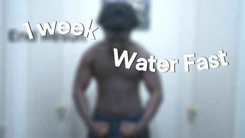 I drank only water for 7 days straight| 12 Lbs Lost