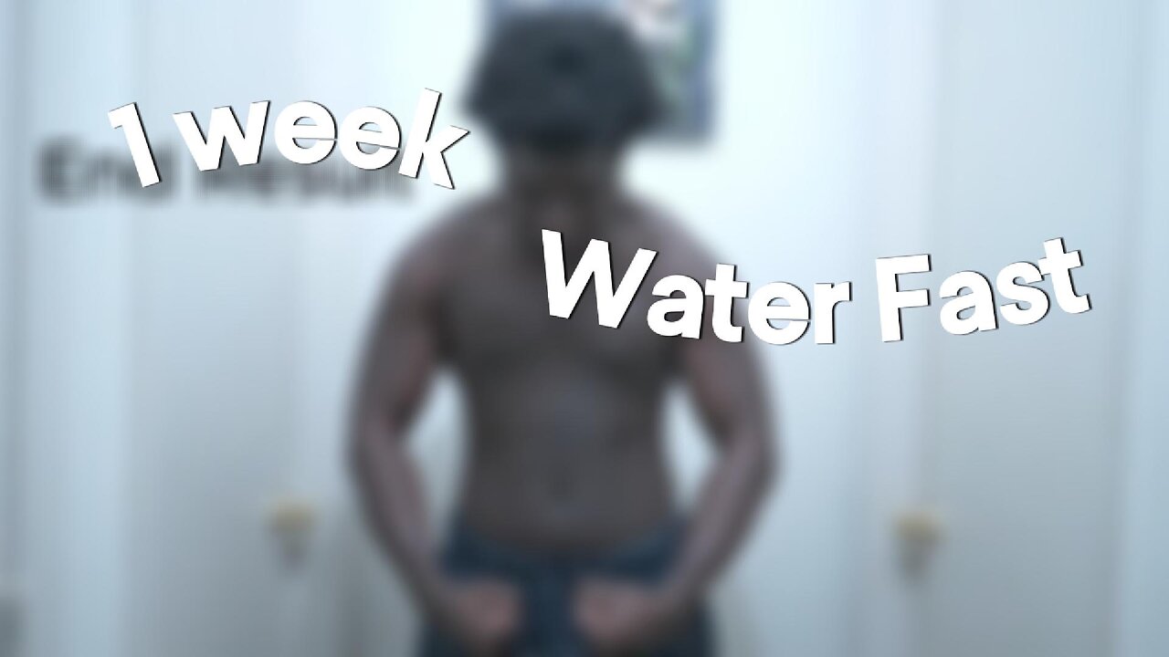 I drank only water for 7 days straight| 12 Lbs Lost