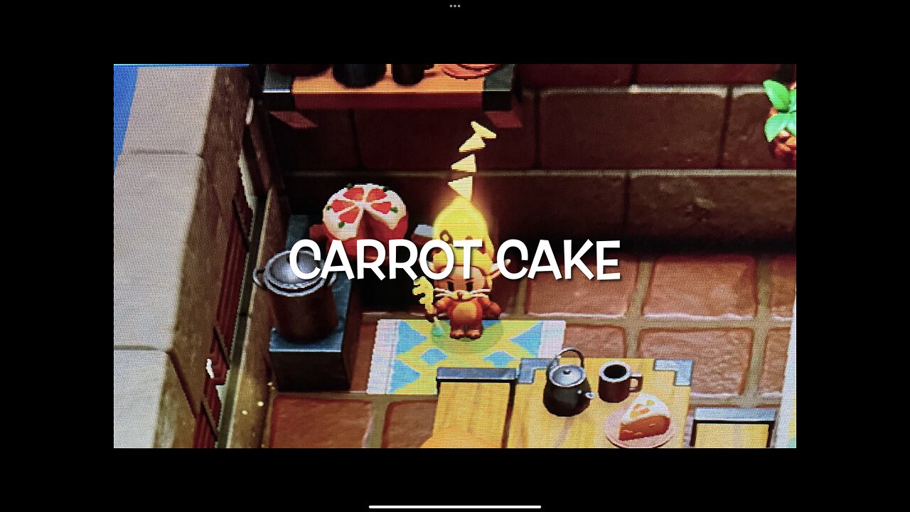 Witty Video Game Thoughts - Carrot Cake