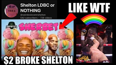 Deontay Wilder's biggest D-RIDER an 78s personal ball washer $2 BROKE Mrs Shelton the weirdo.