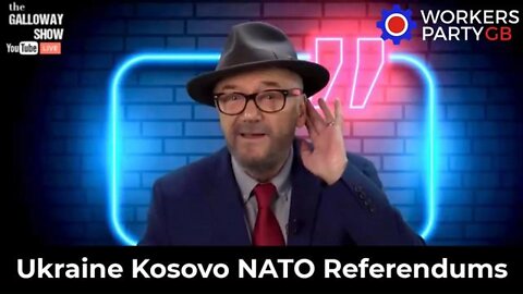 Galloway: Ukrainian breakaway republics referendums... Russia warned at the time...