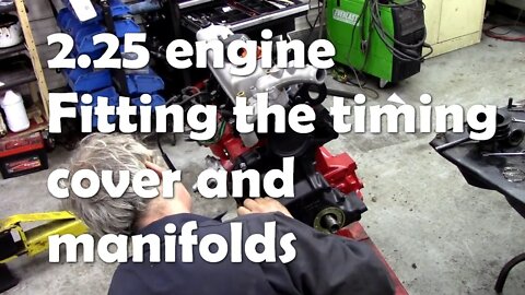2 5 engine Front cover and manifolds