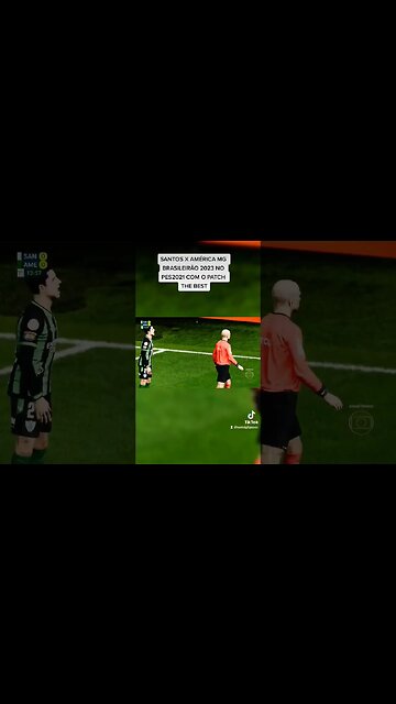 SANTOS X AMÉRICA MG|BRASILEIRÃO 2023|PES2021|PATCH THE BEST