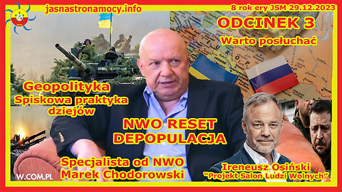 NWO RESET DEPOPULACJA Wywiad z Markiem Chodorowskim Spiskowa praktyka dziejów część 3