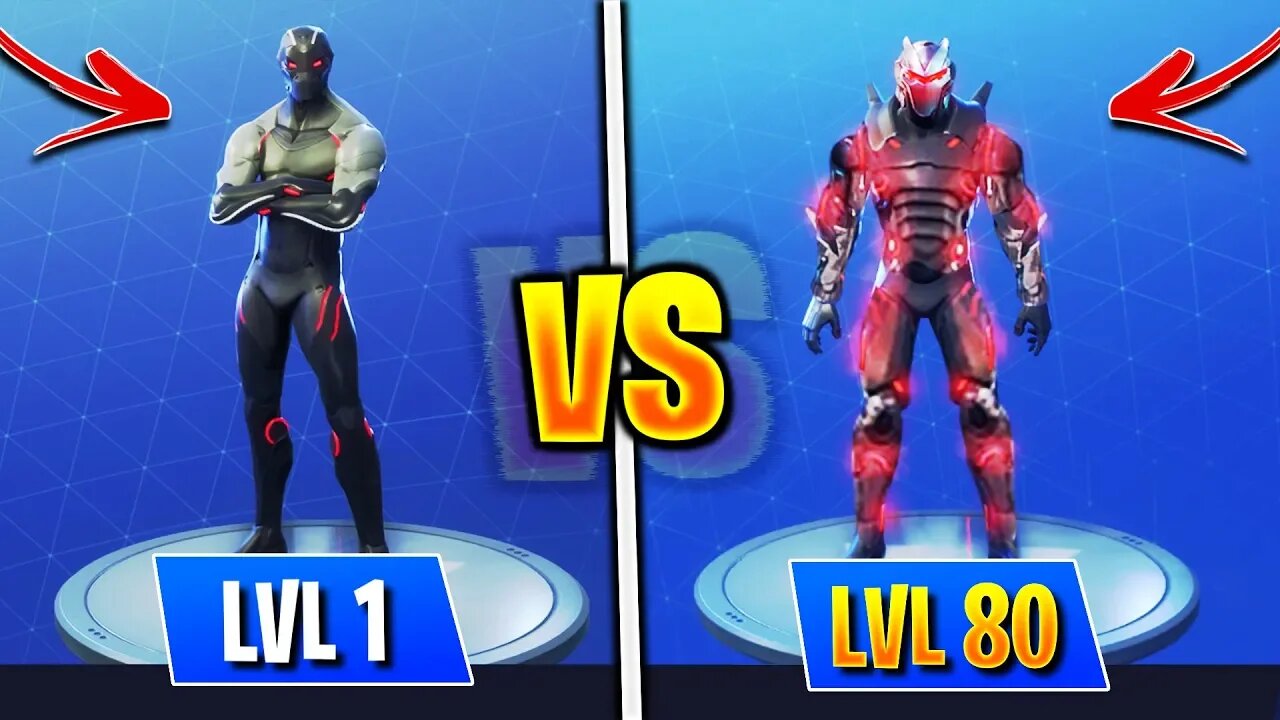 OMG! "FULLY UPGRADED OMEGA SKIN" FORTNITE SEASON 4 TIER 100 SKIN FULLY UPGRADED SHOWCASE! OMEGA SKIN