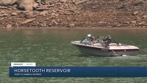 Horsetooth Reservoir looking at how to handle crowds